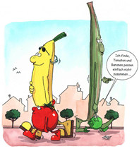 Cartoon Banane