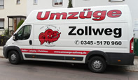 Beschriftung Bus Umzüge Zollweg